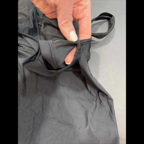 Lululemon Black Athletic Gym Sports Mesh Built in Bra Minimalist Tank Top 8 - Picture 3 of 13